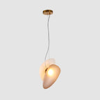 Modern Pendant Light Frosted Glass Adjustable Height 22