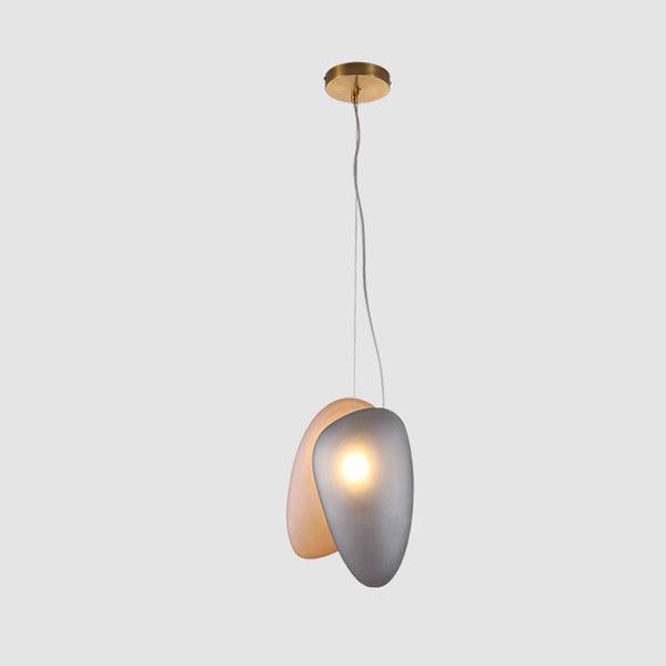 Modern Pendant Light Frosted Glass Adjustable Height 23