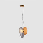 Modern Pendant Light Frosted Glass Adjustable Height 24
