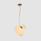 Modern Pendant Light Frosted Glass Adjustable Height 29