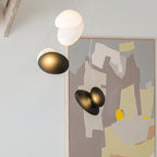 Modern Pendant Light Frosted Glass Adjustable Height 3