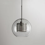 Modern Pendant Light Glass Adjustable Height Elegant Design 10