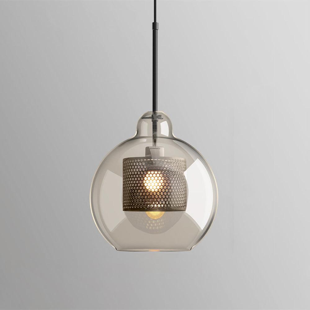 Modern Pendant Light Glass Adjustable Height Elegant Design 16