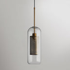 Modern Pendant Light Glass Adjustable Height Elegant Design 23