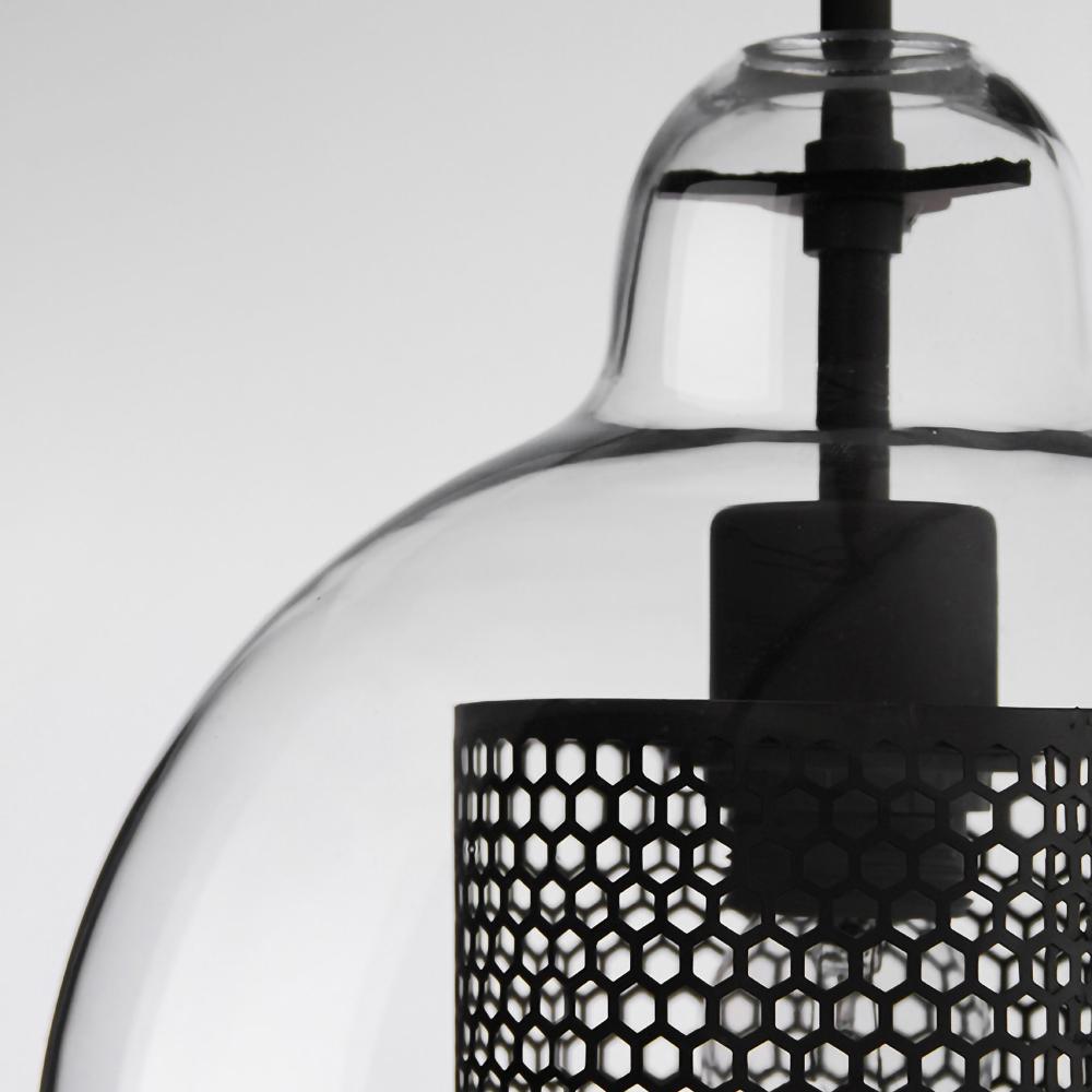 Modern Pendant Light Glass Adjustable Height Elegant Design 8