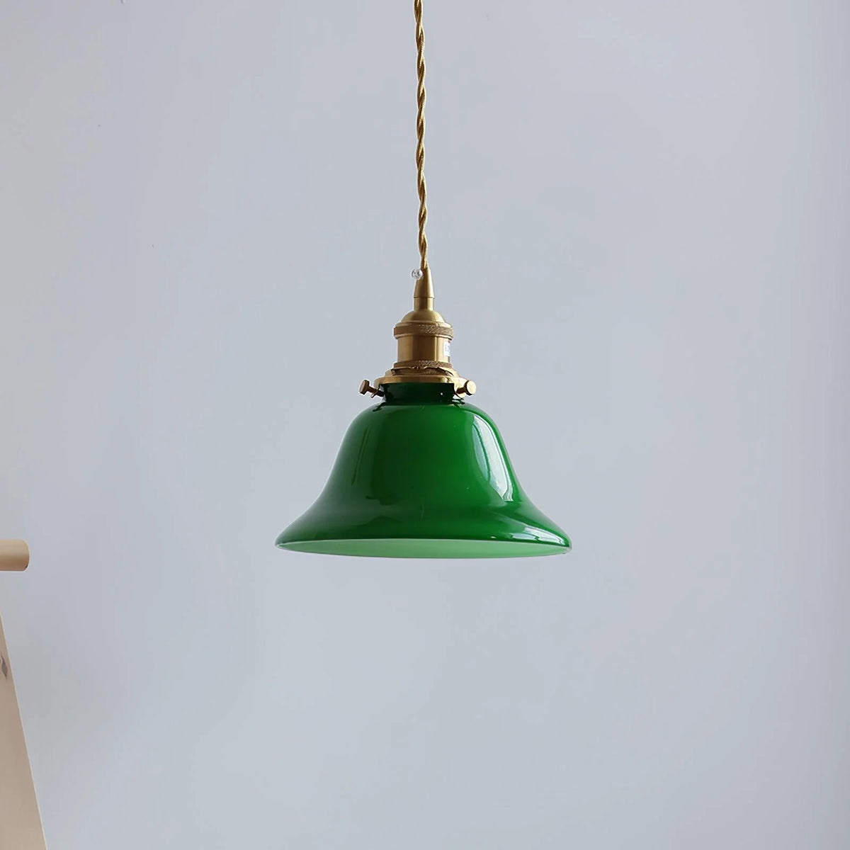 Green Metal Pendant Light Dome Shade Matte Finish Modern Kitchen Dining Room Home Decor - Stack & Clear 3