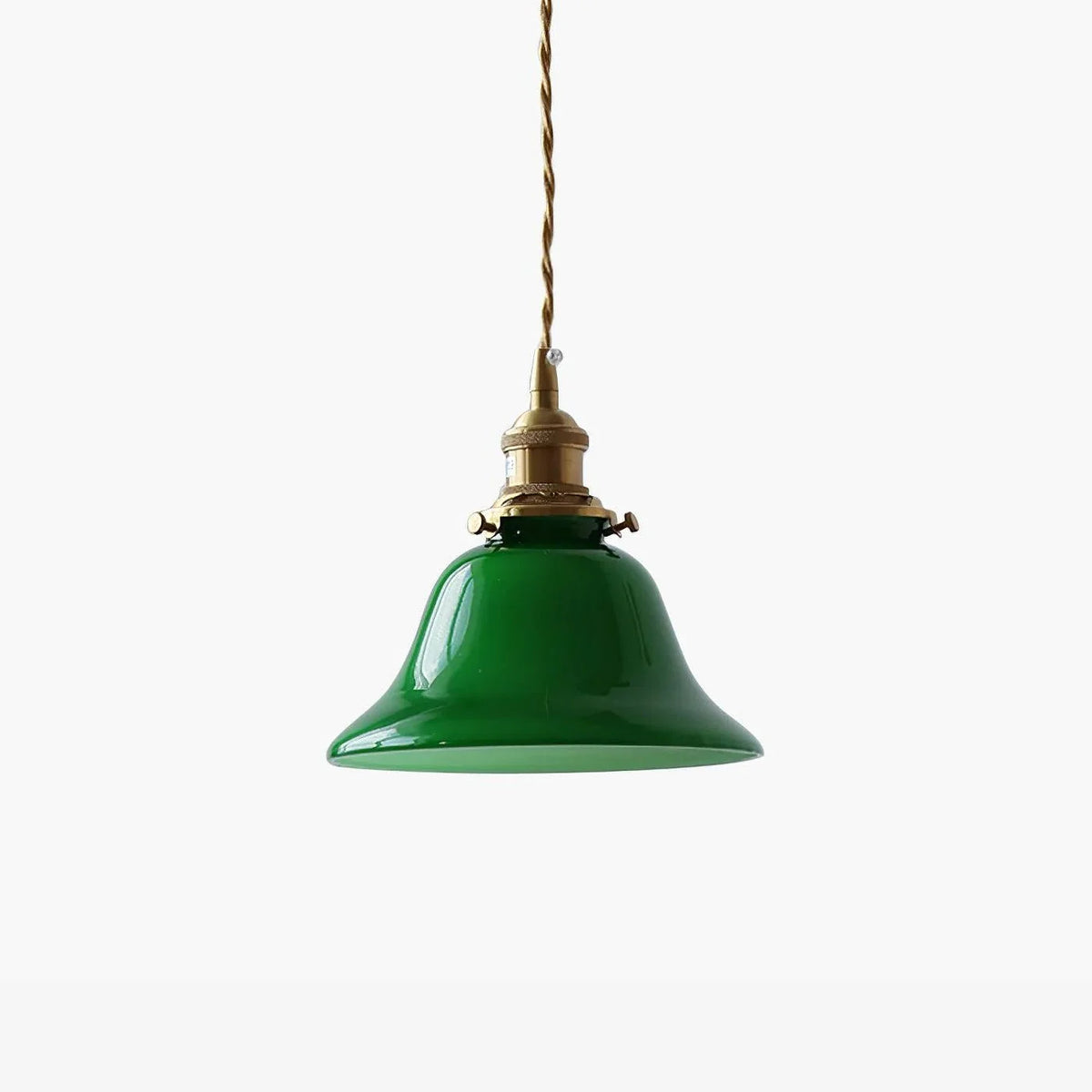 Green Metal Pendant Light Dome Shade Matte Finish Modern Kitchen Dining Room Home Decor - Stack & Clear 4