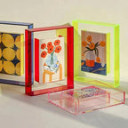 Modern Photo Frame Acrylic Vibrant Edge 2