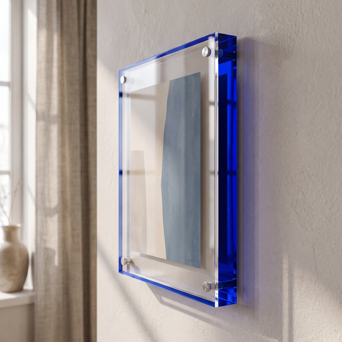 Modern Photo Frame Acrylic Vibrant Edge 30