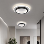 Modern Round LED Ceiling Light Fixture with Metal Frame and Acrylic Diffuser - 10W/20W 0
