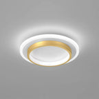 Modern Round LED Ceiling Light Fixture with Metal Frame and Acrylic Diffuser - 10W/20W 10