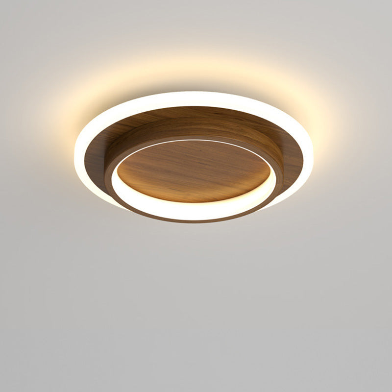 Modern Round LED Ceiling Light Fixture with Metal Frame and Acrylic Diffuser - 10W/20W 11