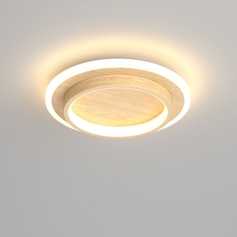 Modern Round LED Ceiling Light Fixture with Metal Frame and Acrylic Diffuser - 10W/20W 12