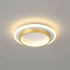 Modern Round LED Ceiling Light Fixture with Metal Frame and Acrylic Diffuser - 10W/20W 13