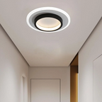 Modern Round LED Ceiling Light Fixture with Metal Frame and Acrylic Diffuser - 10W/20W 3