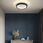 Modern Round LED Ceiling Light Fixture with Metal Frame and Acrylic Diffuser - 10W/20W 6
