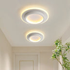 Modern Round LED Ceiling Light Fixture with Metal Frame and Acrylic Diffuser - 10W/20W 9