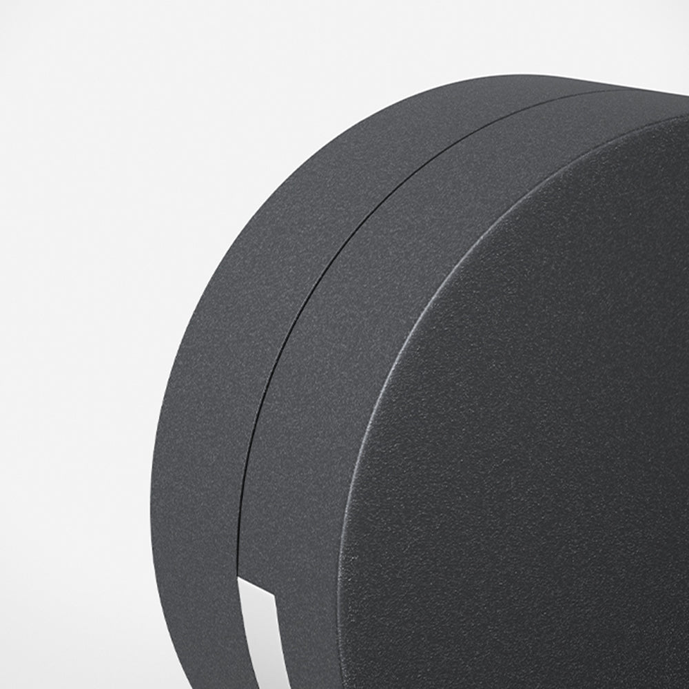 Modern Round Outdoor Wall Lamp IP65 Waterproof Metal & Glass Exterior Wall Light for Elegant Illumination 5