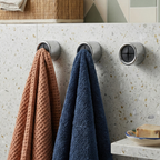 Modern Self-Adhesive Towel Holder Resin Set of 3 99