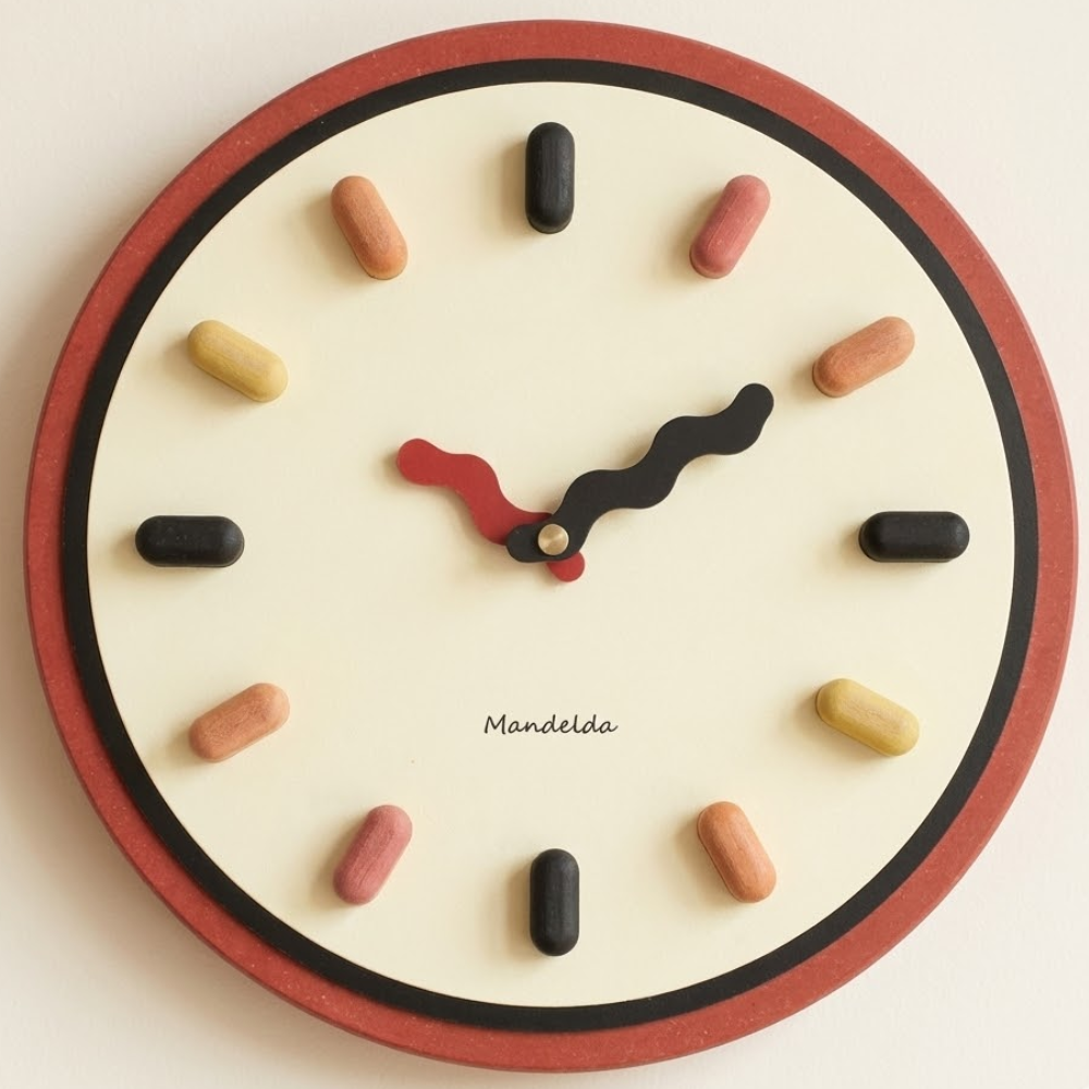 Modern Silent Wall Clock Acrylic 33cm 99