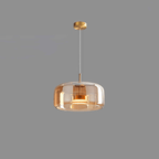 Modern Smoked Glass Pendant Lamp – Adjustable Height Kitchen Pendant Lighting for Contemporary Spaces 11