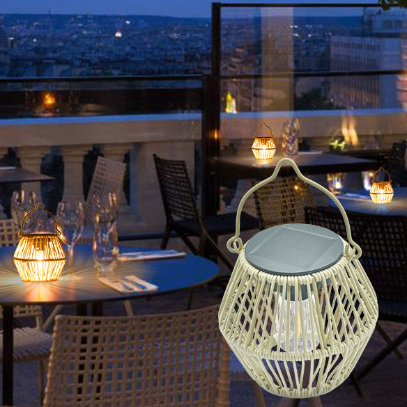 Modern Solar Garden Lantern - Waterproof Outdoor Light with Built-in LED for Eco-Friendly Illumination 7