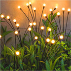 Modern Solar Garden Lights – Waterproof LED Outdoor Lighting for Patios and Landscapes, Easy Installation, 120 Lumens 0