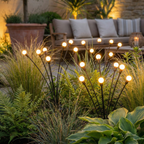 Modern Solar Garden Lights – Waterproof LED Outdoor Lighting for Patios and Landscapes, Easy Installation, 120 Lumens 6