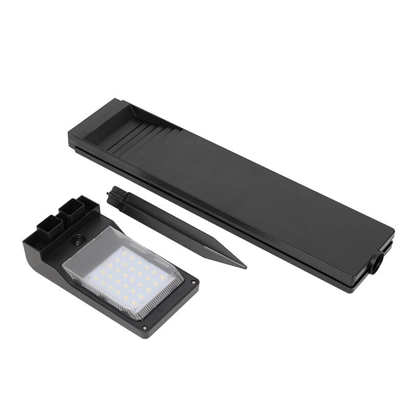 Modern Solar LED Garden Light – Waterproof Outdoor Lights Fixture in Black for Patios and Lawns 5