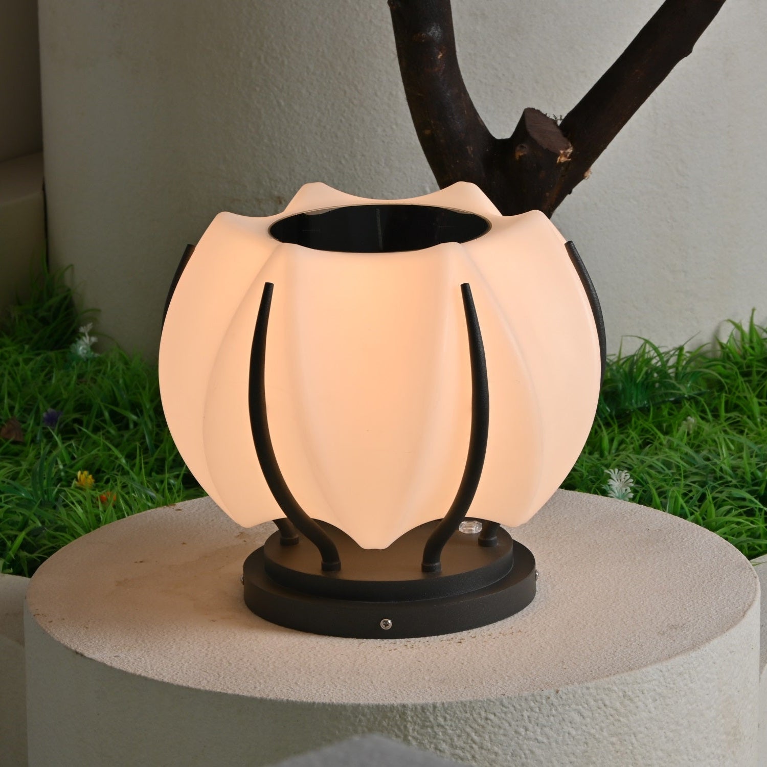 Modern Solar Outdoor Lantern Stainless Steel Waterproof 2