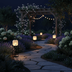 Modern Solar Outdoor Lantern Stainless Steel Waterproof 8