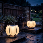 Modern Solar Outdoor Lantern Stainless Steel Waterproof 98