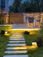 Modern Solar Outdoor Path Light Stainless Steel Automatic 4