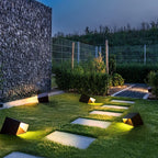 Modern Solar Outdoor Path Light Stainless Steel Automatic 8