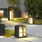 Modern Solar Outdoor Path Light Stainless Steel Waterproof 7