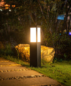 Modern Solar Outdoor Post Light Aluminium Waterproof LED 5