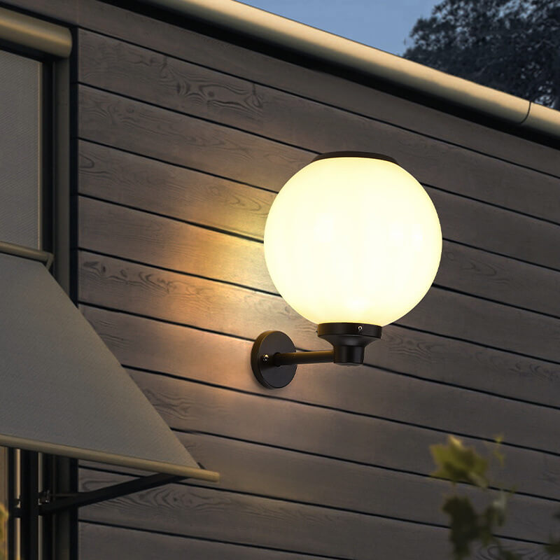 Modern Solar Outdoor Wall Sconce – Waterproof LED Lantern for Patio and Fence Lighting 2