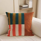 Modern Striped Cushion Cover Soft Microfibre Blend 45x45 cm 3