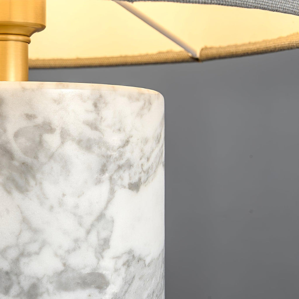Modern Table Lamp Green Marble Base Inline Switch 8