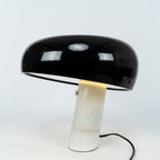 Modern Table Lamp Marble Base Metal Shade LED Compatible 0