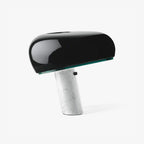 Modern Table Lamp Marble Base Metal Shade LED Compatible 1