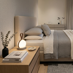 Modern Table Lamp with Integrated LED for Bedroom and Living Room 99
