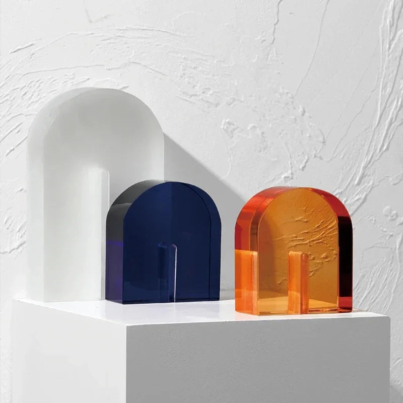 Modern Vivid Bookends Artificial Crystal Decorative Accent 0