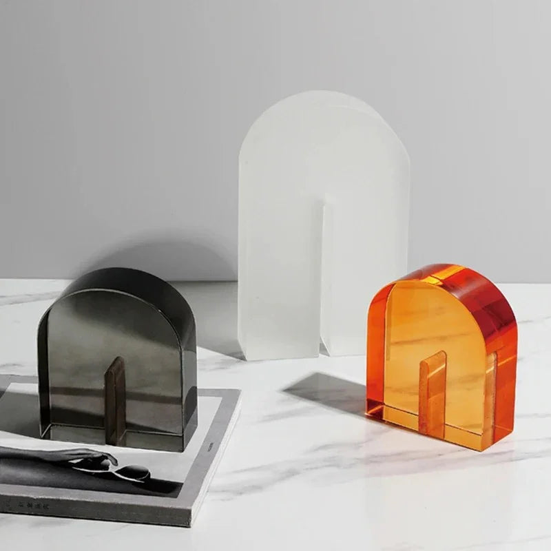 Modern Vivid Bookends Artificial Crystal Decorative Accent 13