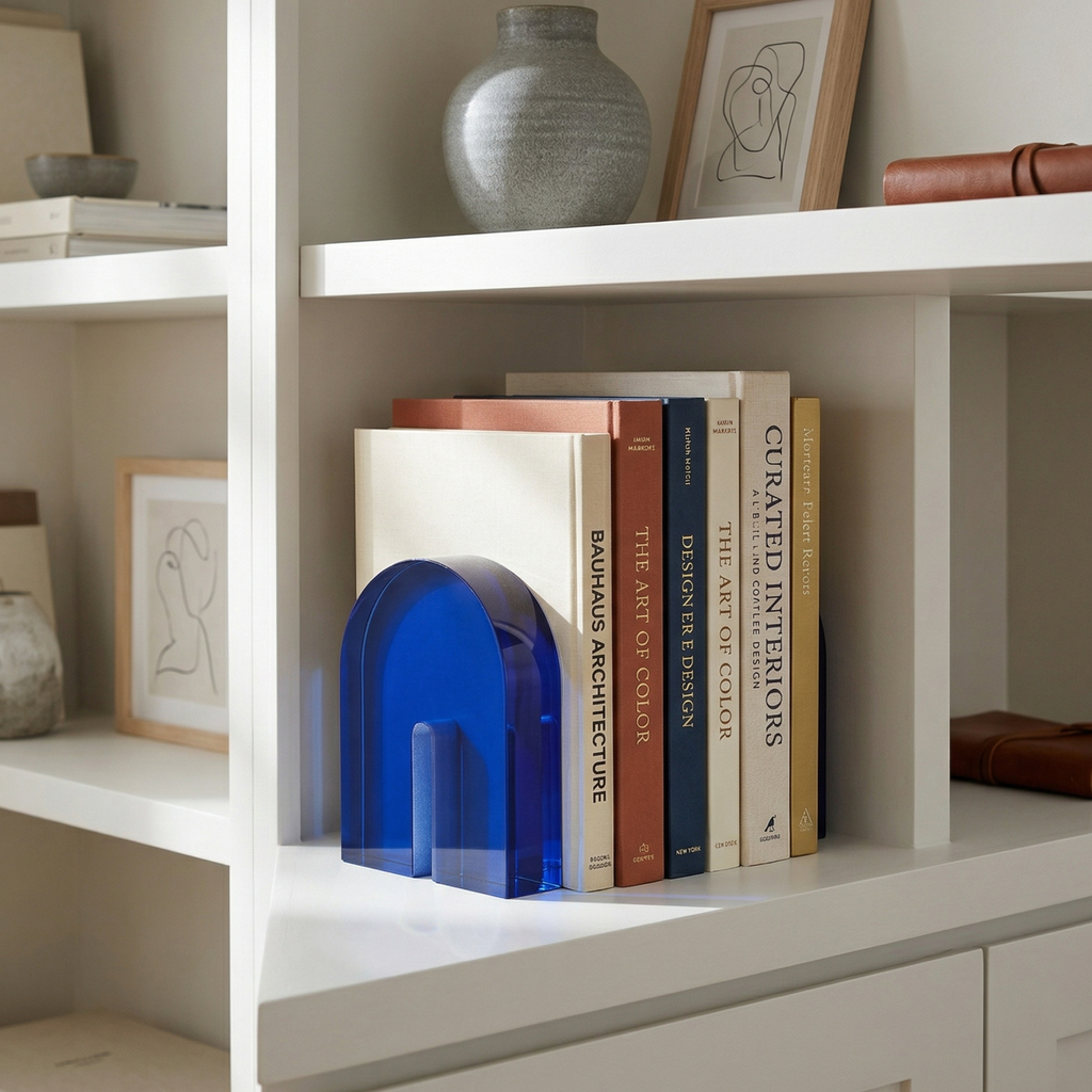 Modern Vivid Bookends Artificial Crystal Decorative Accent 99