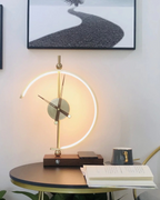 Modern Wall Clock Decor with Brass and Wood Design – Minimalist Silent Timepiece 3