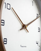 Modern Wall Clock Decor with Natural Wood Frame and Silent Quartz Mechanism - 12 Inch 3