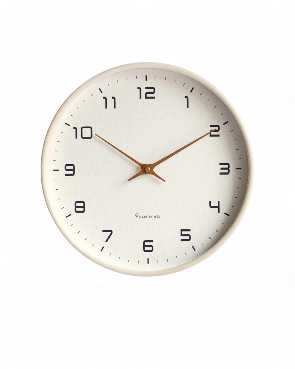 Modern Wall Clock Decor with Natural Wood Frame and Silent Quartz Mechanism - 12 Inch 6