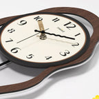 Modern Wall Clock Wood Silent Operation 6