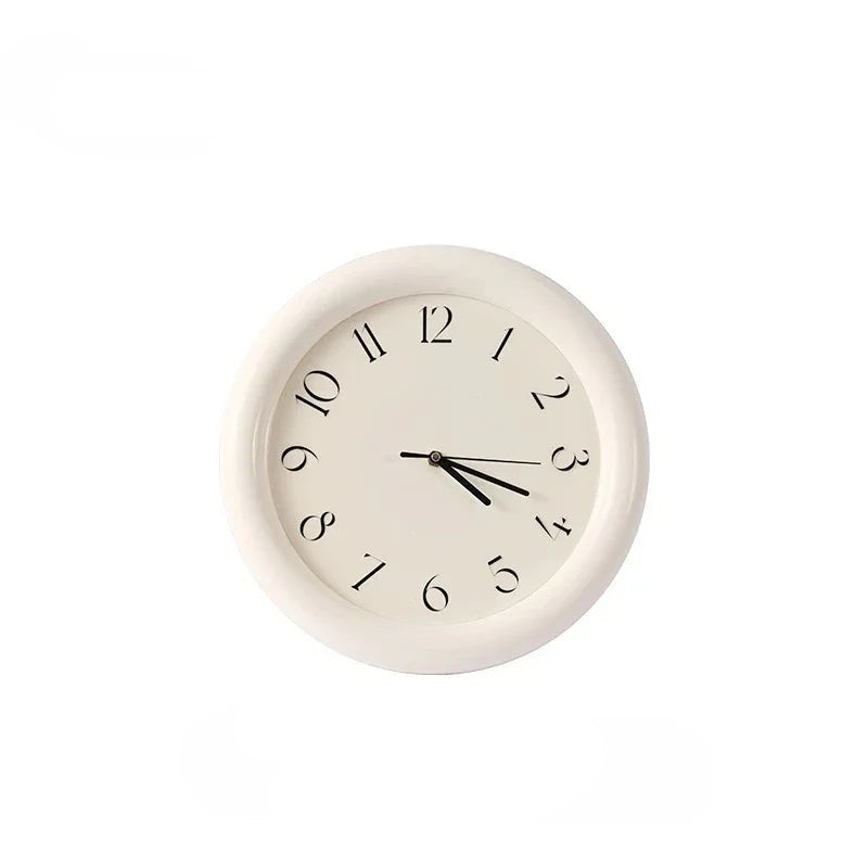 Modern Wall Clock Wood Silent Sweep Movement 0
